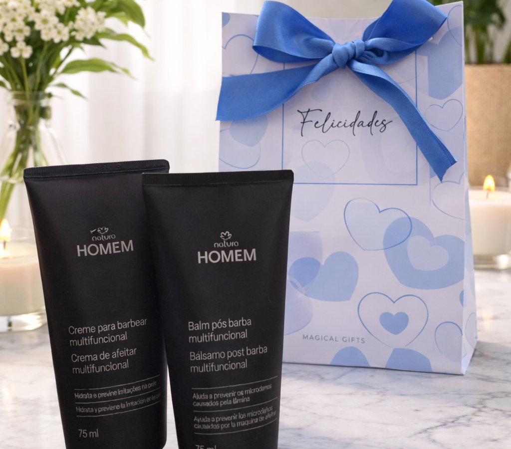 Regalo Masculino Crema De Afeitar Y Balm Post Barba