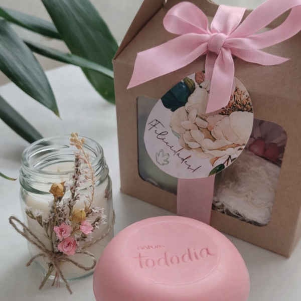 Regalo Box Maletín Velita Y Jabones