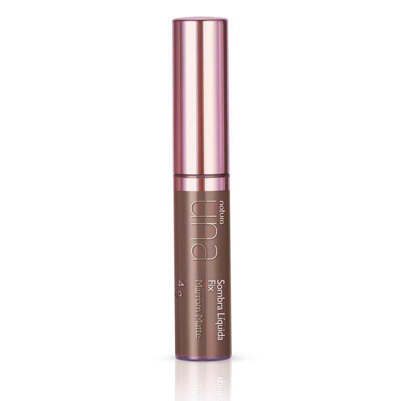 Sombra Líquida Fix Natura Una Tono Marrón Matte