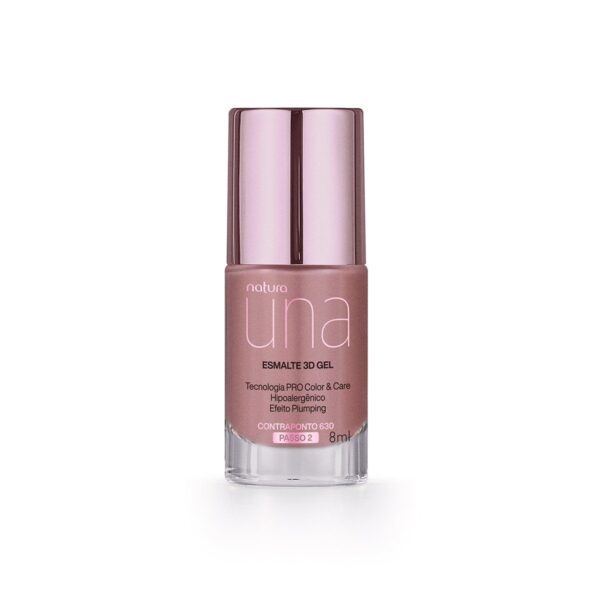 Esmalte 3D Gel Una 8 ml Tono Contraponto 630