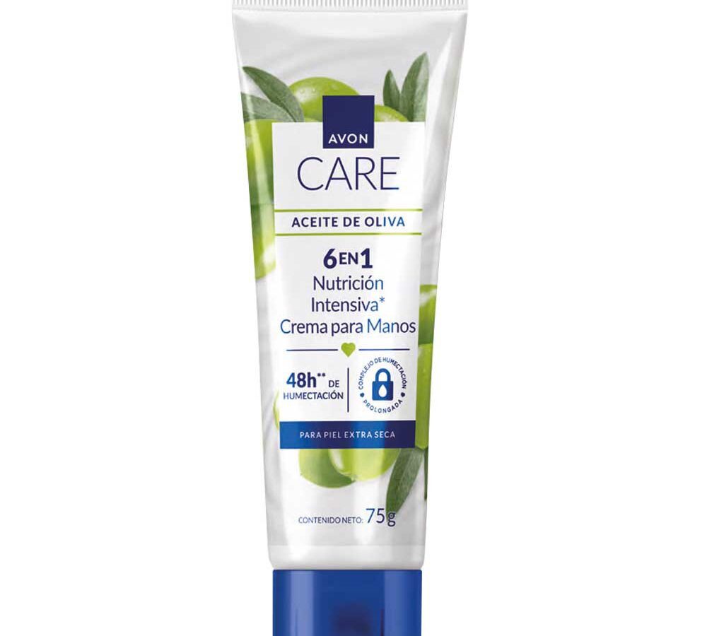 Crema Para Manos Hidratación Prolongada Con Aceite De Oliva Avon Care 75g