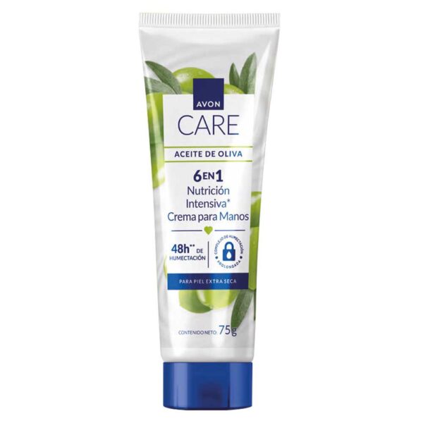 Crema Para Manos Hidratación Prolongada Con Aceite De Oliva Avon Care 75g