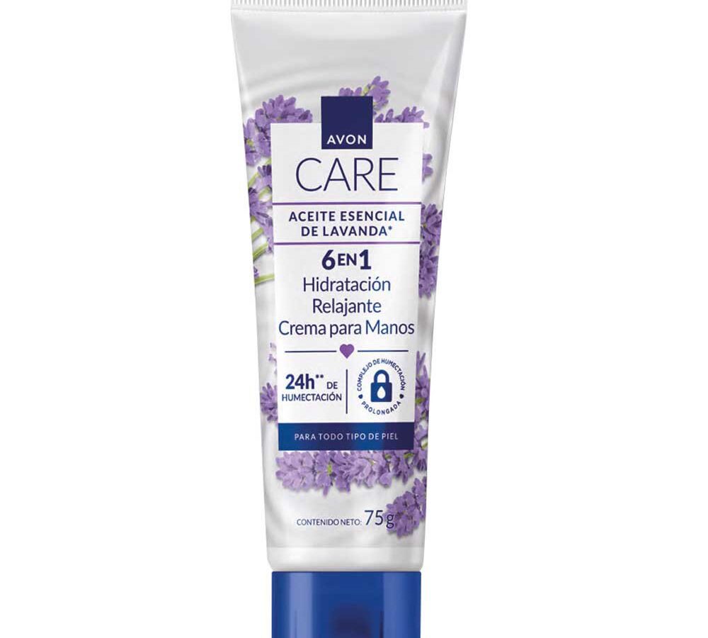 Crema Para Manos Hidratación Relajante Lavanda Avon Care 75g
