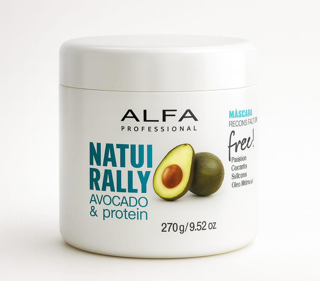 Máscara Naturally Reconstructiva Capilar Alfa Professional Avocado & Protein 200 ml