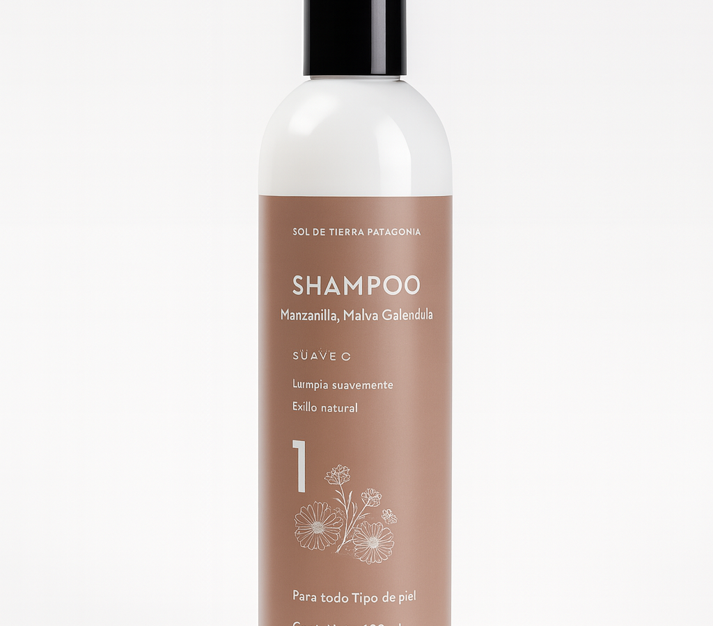 Shampoo Manzanilla, Salvia Y Calendula Savia Tierra Patagonia 300 ml