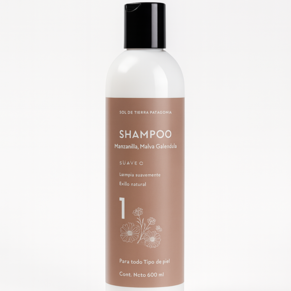 Shampoo Manzanilla, Salvia Y Calendula Savia Tierra Patagonia 300 ml