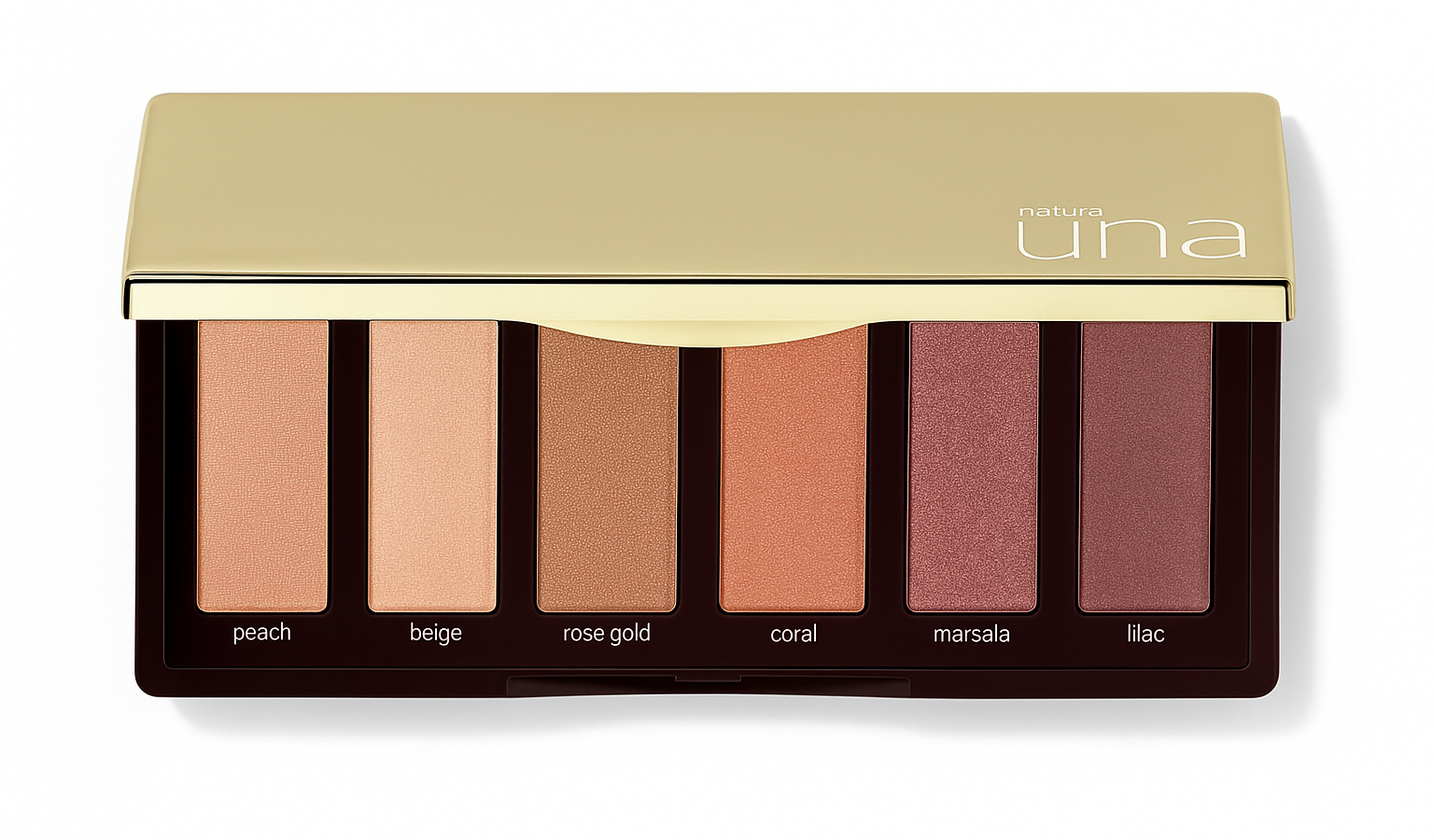 Paleta De Sombras Rose Natura Una