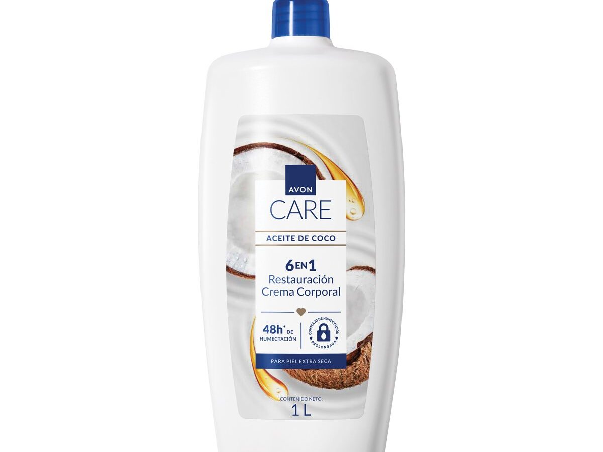 Crema Hidratante Corporal Avon Care Avena y Extracto de Vainilla 1 Litro