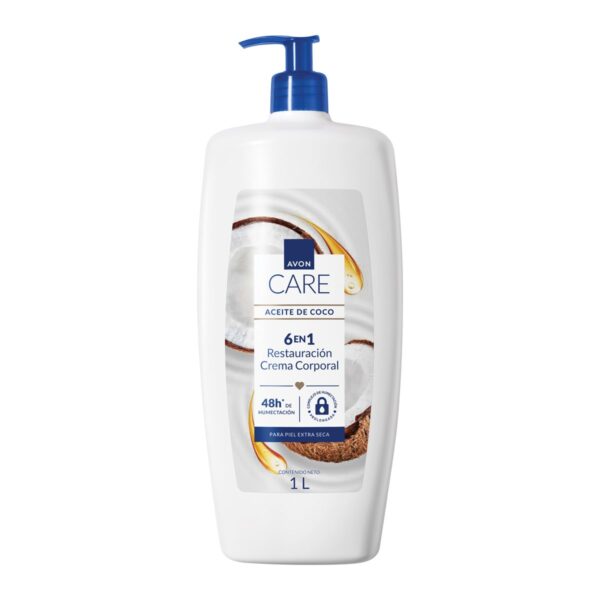 Crema Hidratante Corporal Avon Care Avena y Extracto de Vainilla 1 Litro