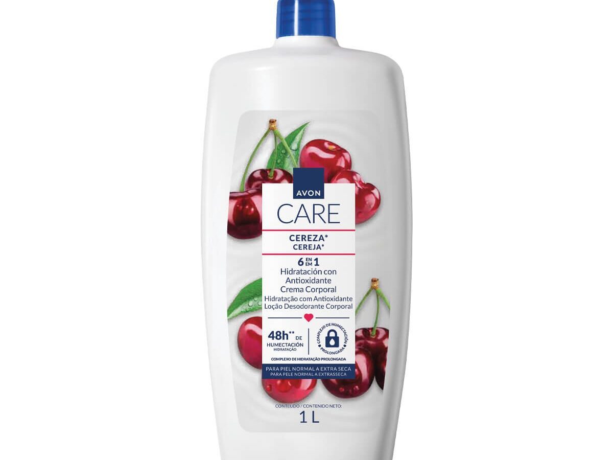 Crema Hidratante Corporal Avon Care Cereza 1 Litro