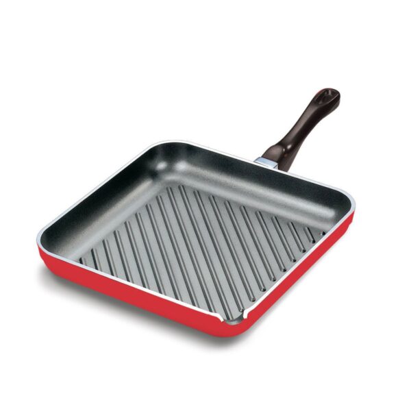 Plancha Bifera 25 cm Tono Rojo Cucina Donna