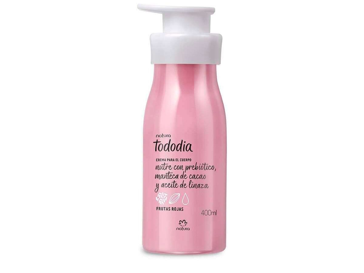 Crema Nutritiva para el Cuerpo Tododia Frutas Rojas Natura 400ml