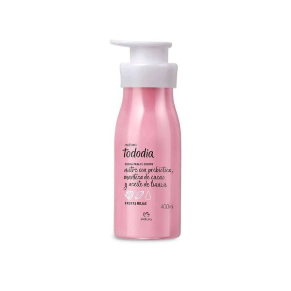 Crema Nutritiva para el Cuerpo Tododia Frutas Rojas Natura 400ml