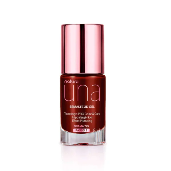 Esmalte 3D Gel Una 8 ml Tono Drama 775