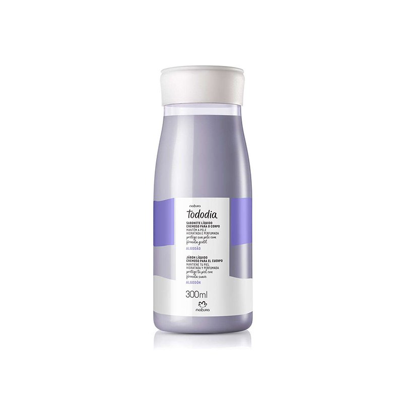 Jabón Liquido Corporal Algodón Natura Tododia 300ml