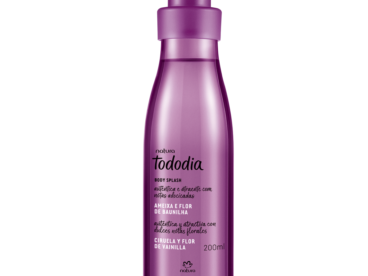 Body Splash Ciruela Y Flor De Vainilla Tododia Natura 200ml