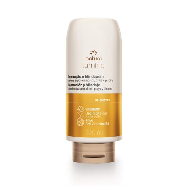 Shampoo Revitalizante para Reparación y Blindaje Lumina 220 ml