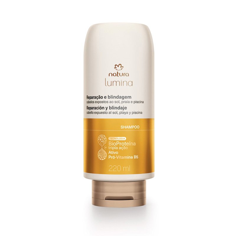 Shampoo Revitalizante para Reparación y Blindaje Lumina 220 ml