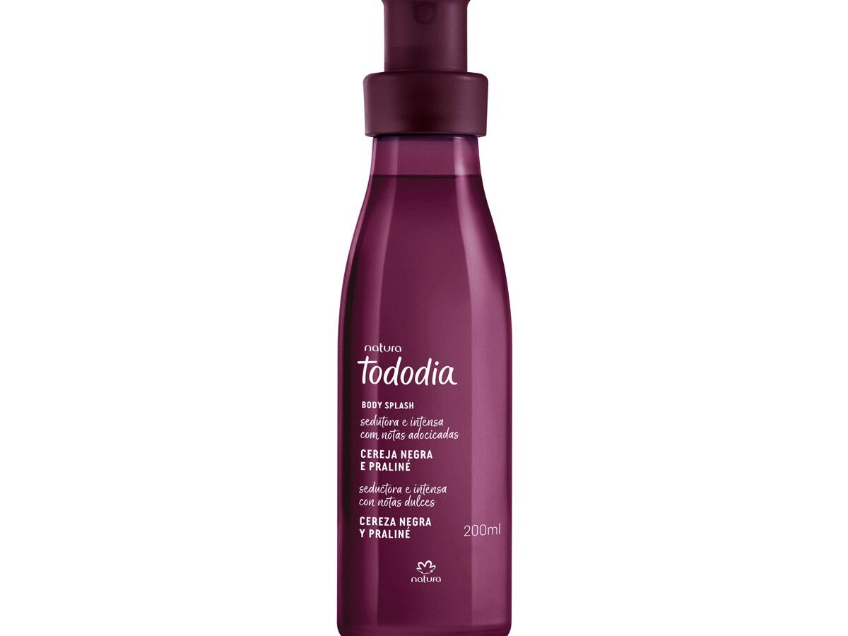 Body Splash Cereza Negra Y Praliné Tododia Natura 200 ml