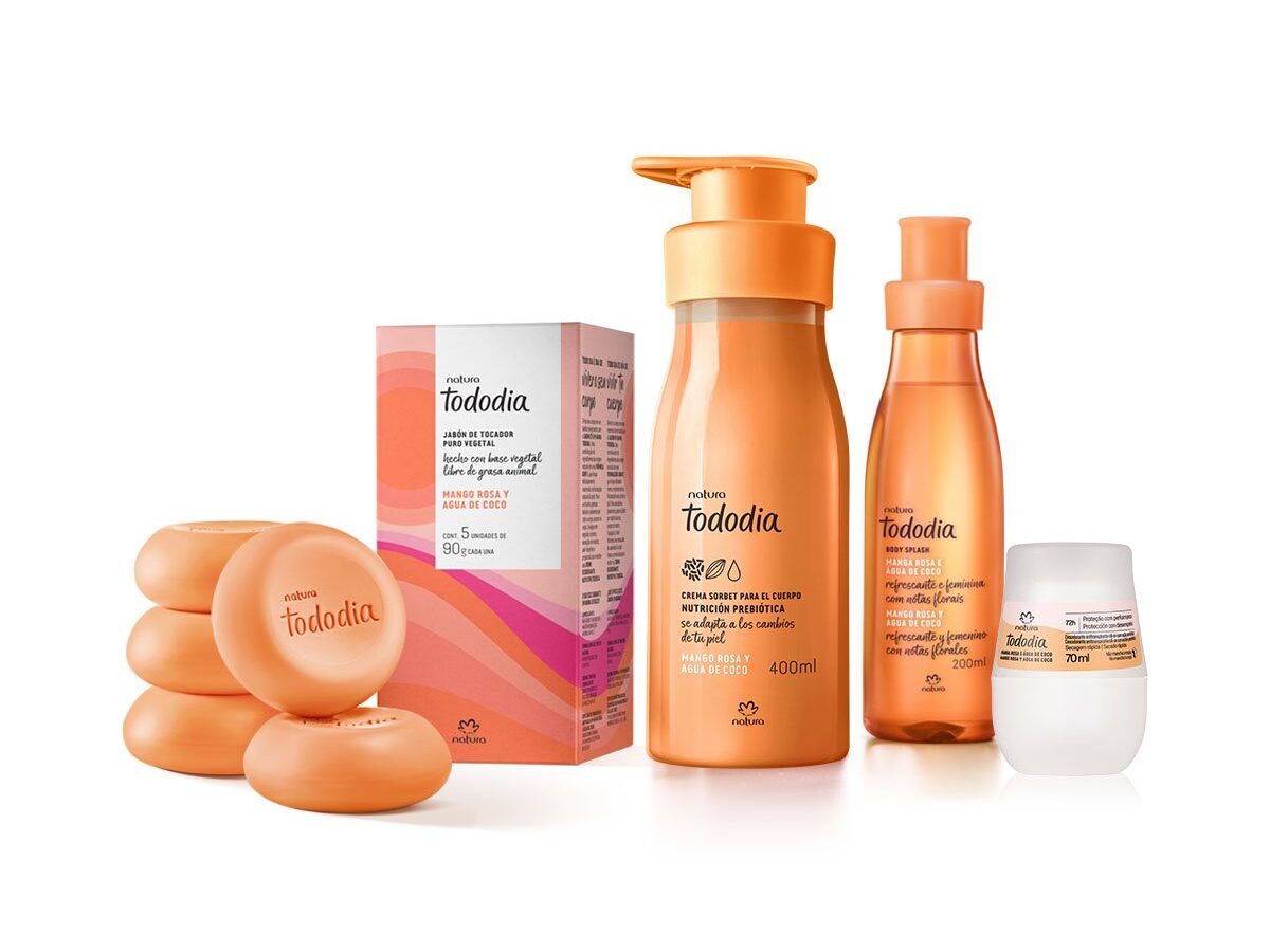 Kit Tododia Mango Rosa y Agua de Coco Rutina Corporal Completa