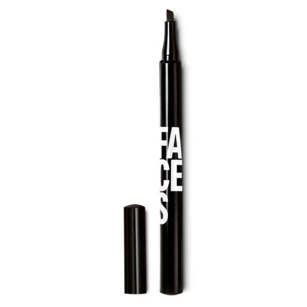 Delineador En Fibra Para Ojos Faces 1 ml Tono Negro