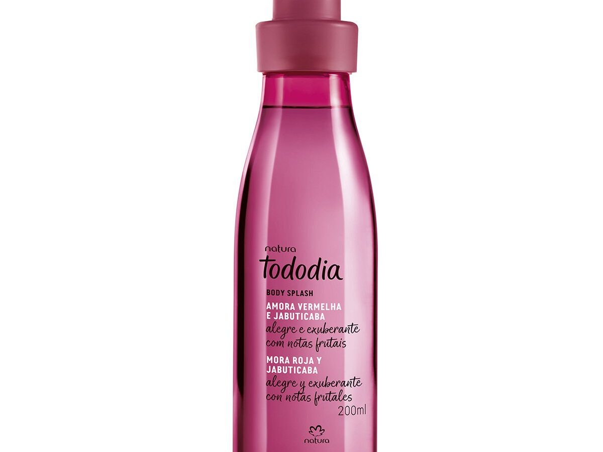 Body Splash Mora Roja Y Jabuticaba Tododia Natura 200 ml
