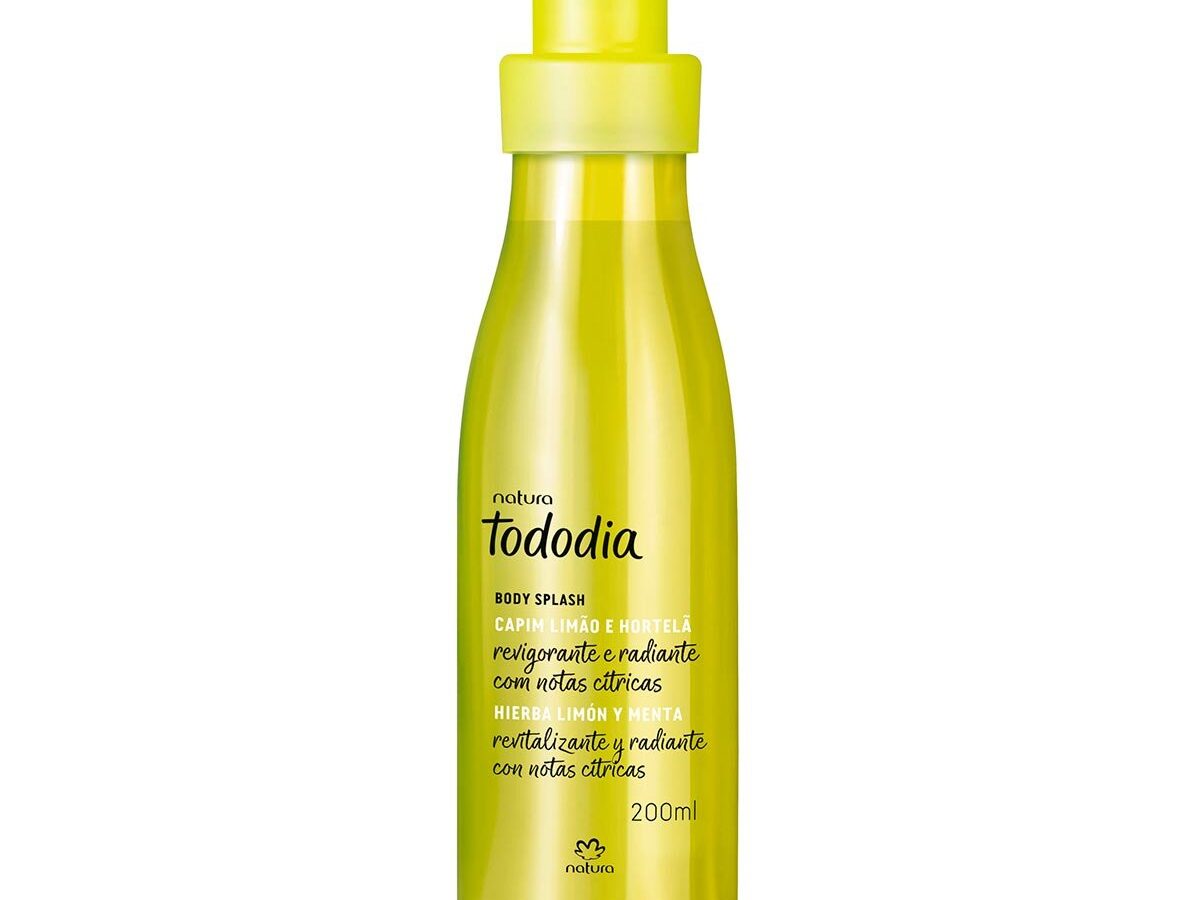 Body Splash Hierba de Limón y Menta Tododia Natura 200 ml