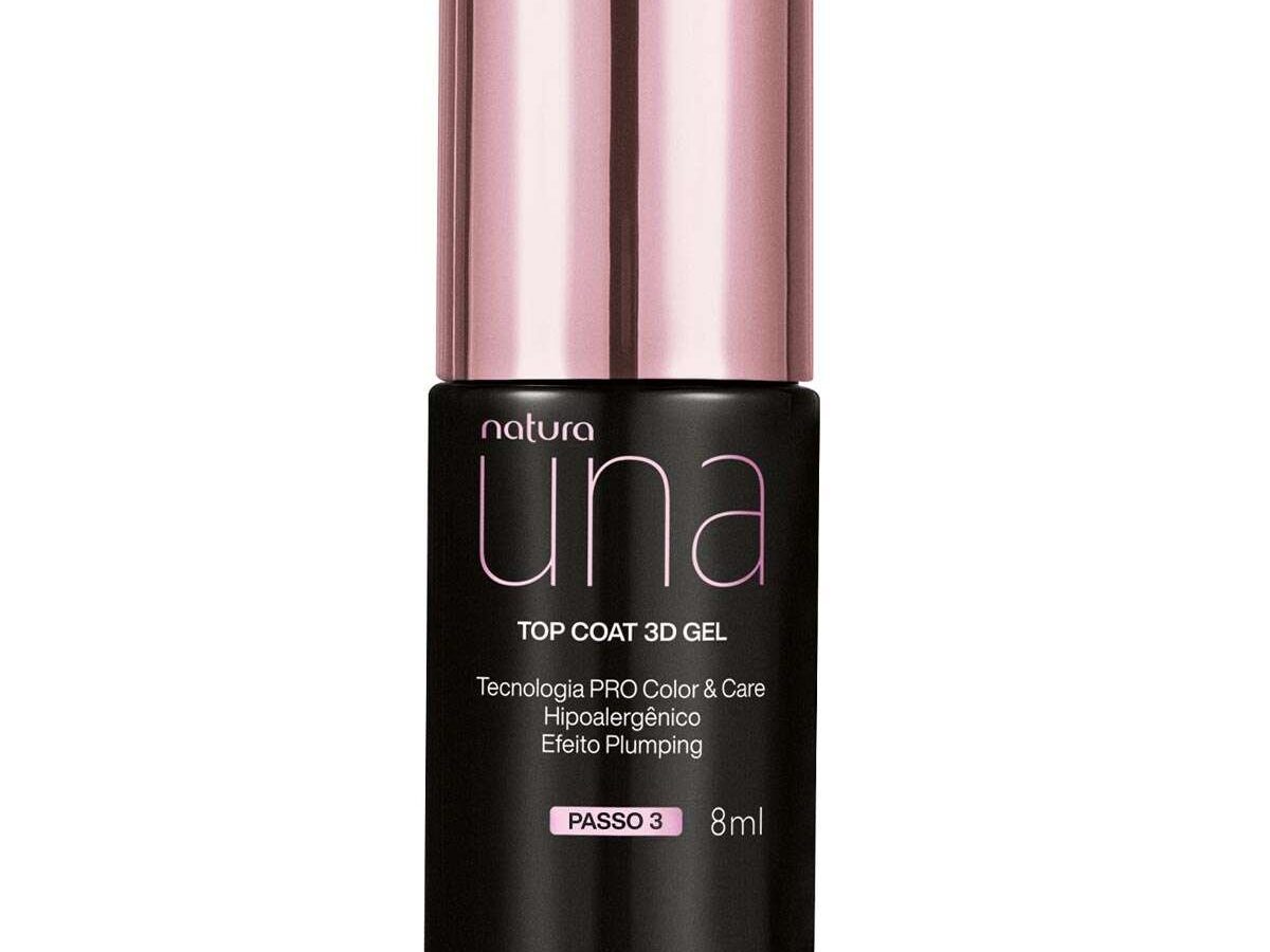 Esmalte Top Coat 3D Gel Una 8 ml