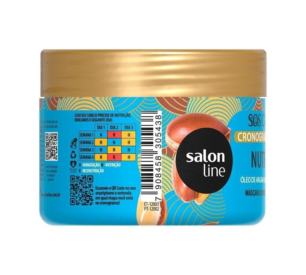 Máscara De Tratamiento Intensivo S.O.S Cronograma Capilar Salon Line 300gr