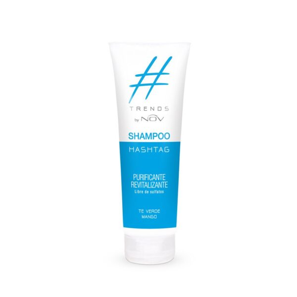 Shampoo Purificante Revitalizante Trend By Nov Hashtag Te Verde y Mango 250 ml