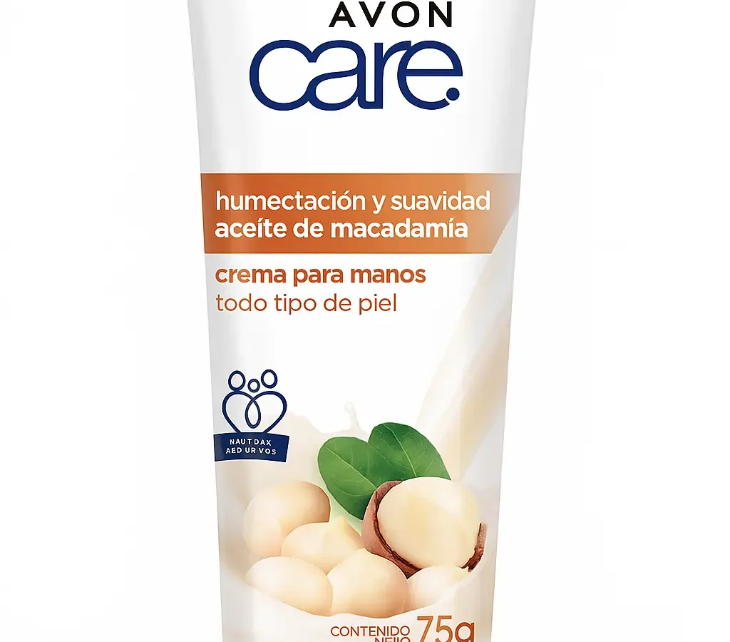 Crema Para Manos Humectación y Suavidad Aceite de Macadamia Avon Care 75g