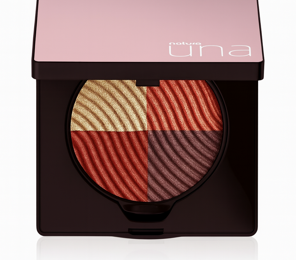 Palette De Sombras Multifuncional 4 Tonos Natura Una
