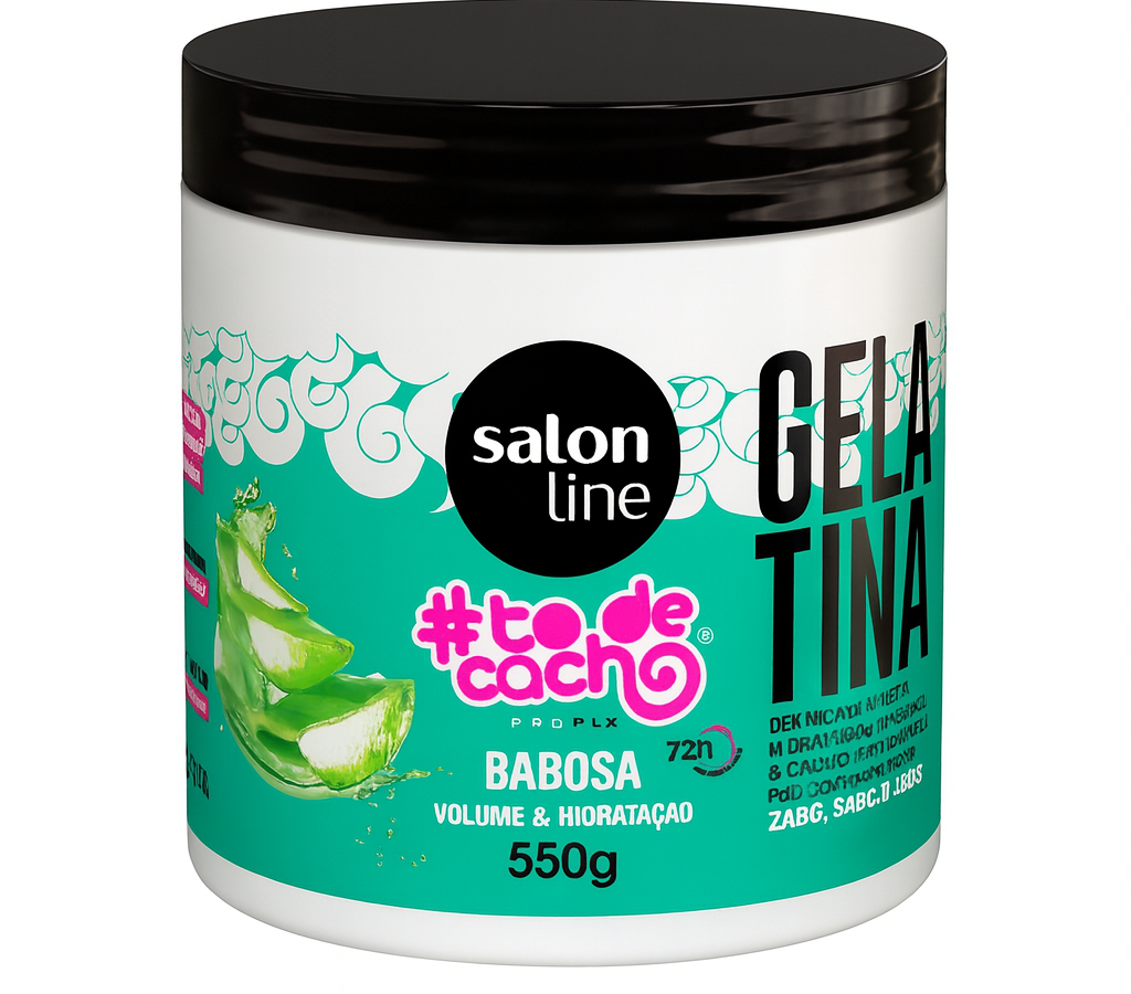 Gelatina Babosa Gel De Control De Rulos Salon Line 550 gr