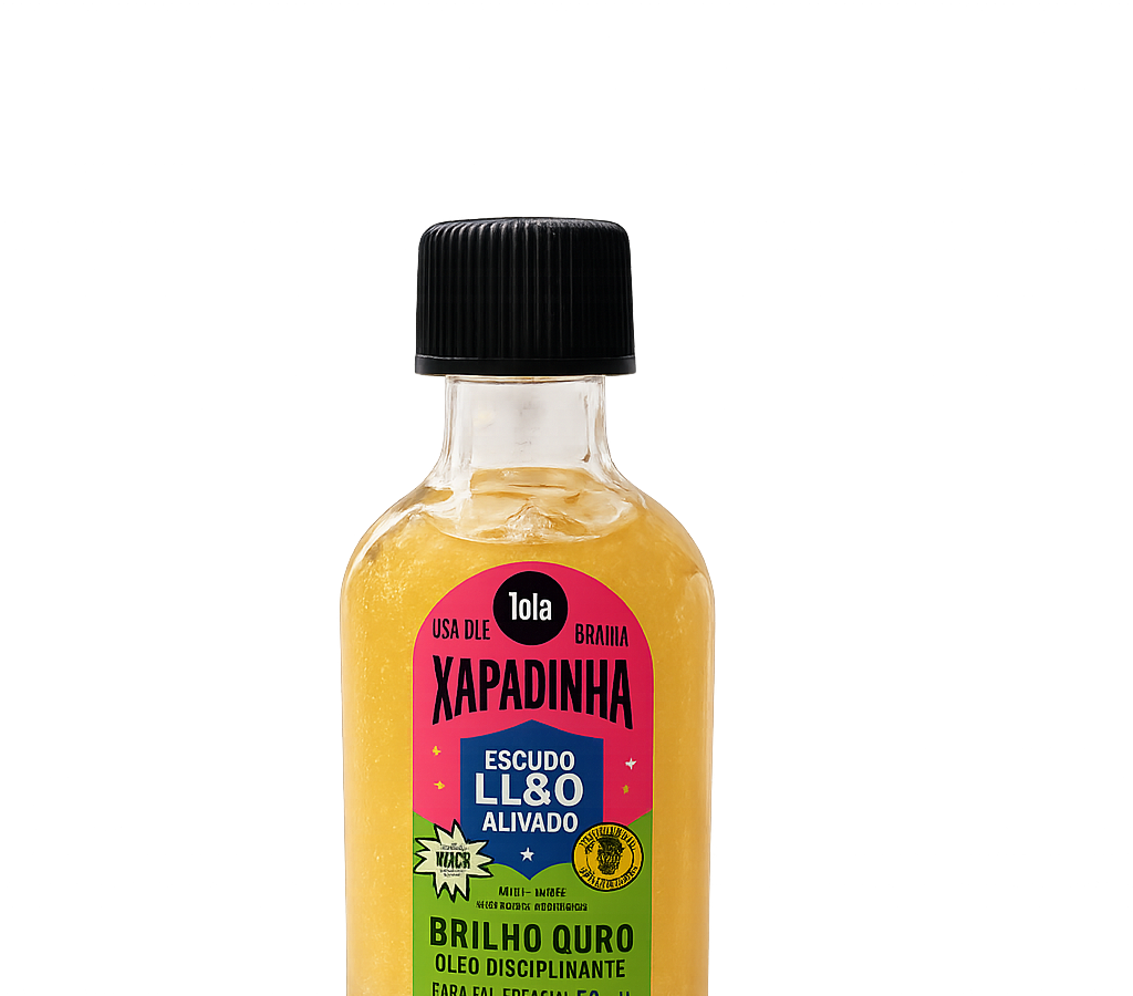 Óleo Puro Disciplinante Xapadinha Brilho Ouro – 50 ml
