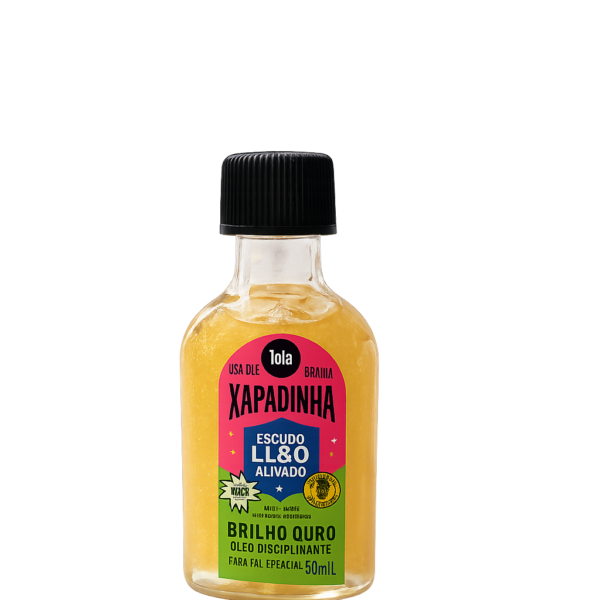 Óleo Puro Disciplinante Xapadinha Brilho Ouro – 50 ml