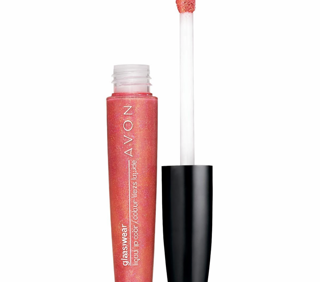 Brillo Labial Con Destellos Avon Glow Tono Coral Oasis