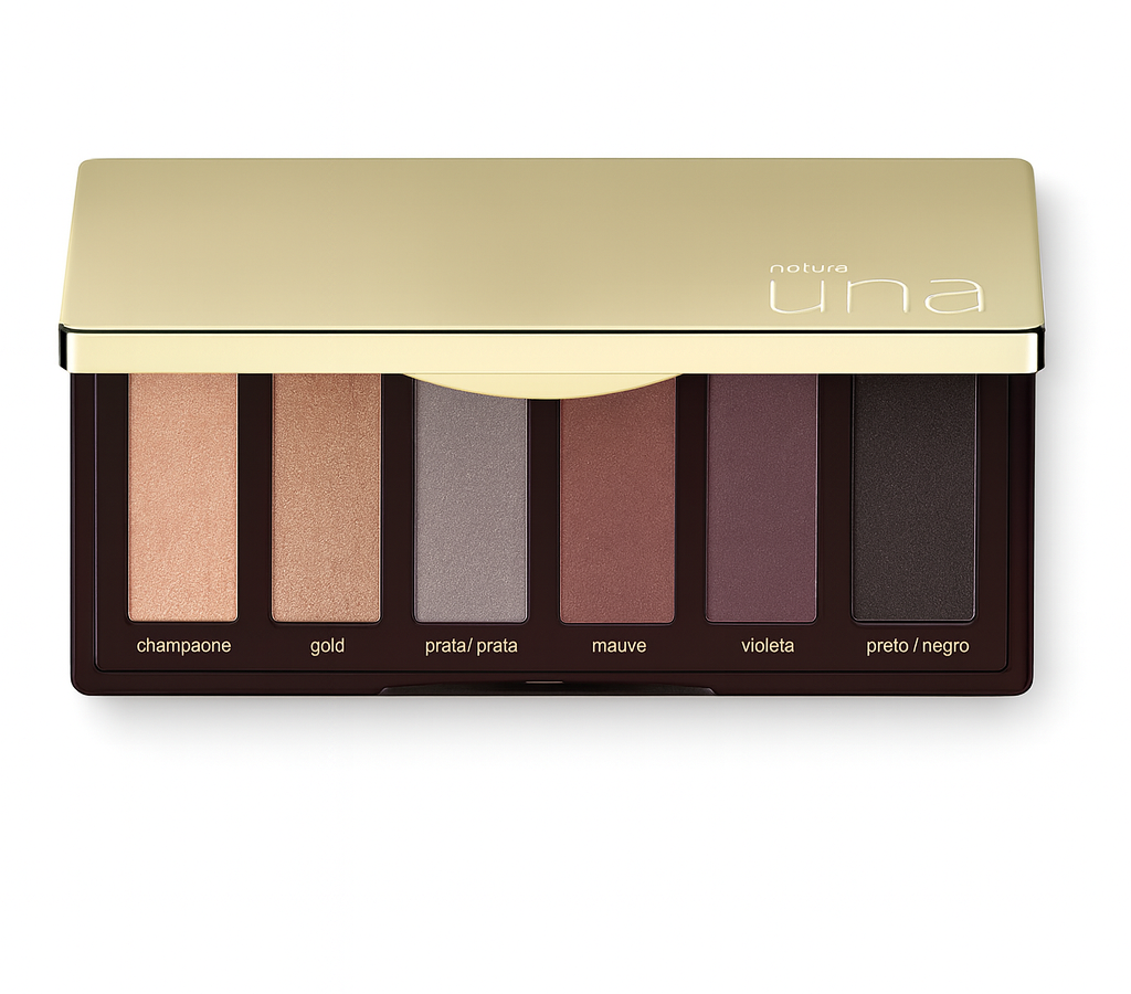 Paleta De Sombras Glam Natura Una