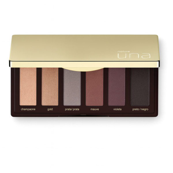Paleta De Sombras Glam Natura Una