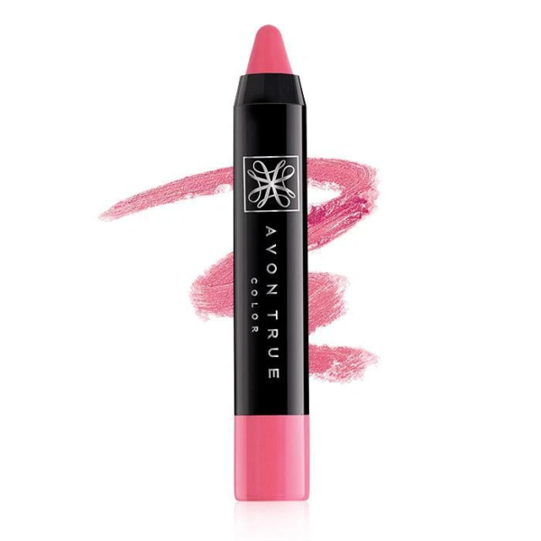 Lápiz Labial Lip Crayon Ultra Color Avon Tono Sweetly Pink